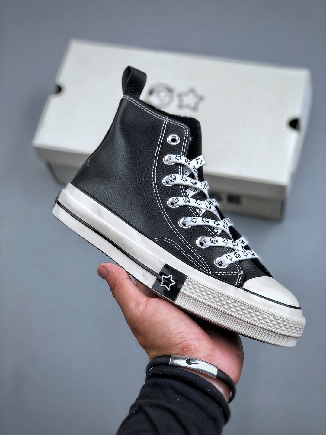 Converse情侶鞋 匡威高幫時尚休閑運動板鞋