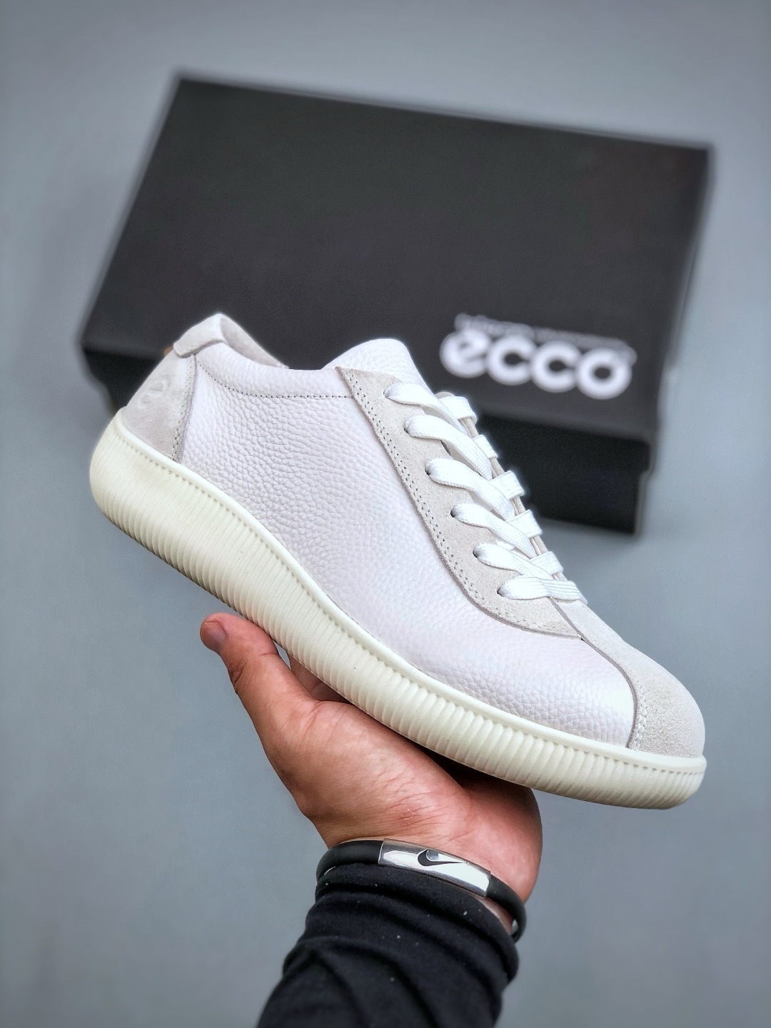 Ecco男鞋 愛步時尚休閑運動板鞋