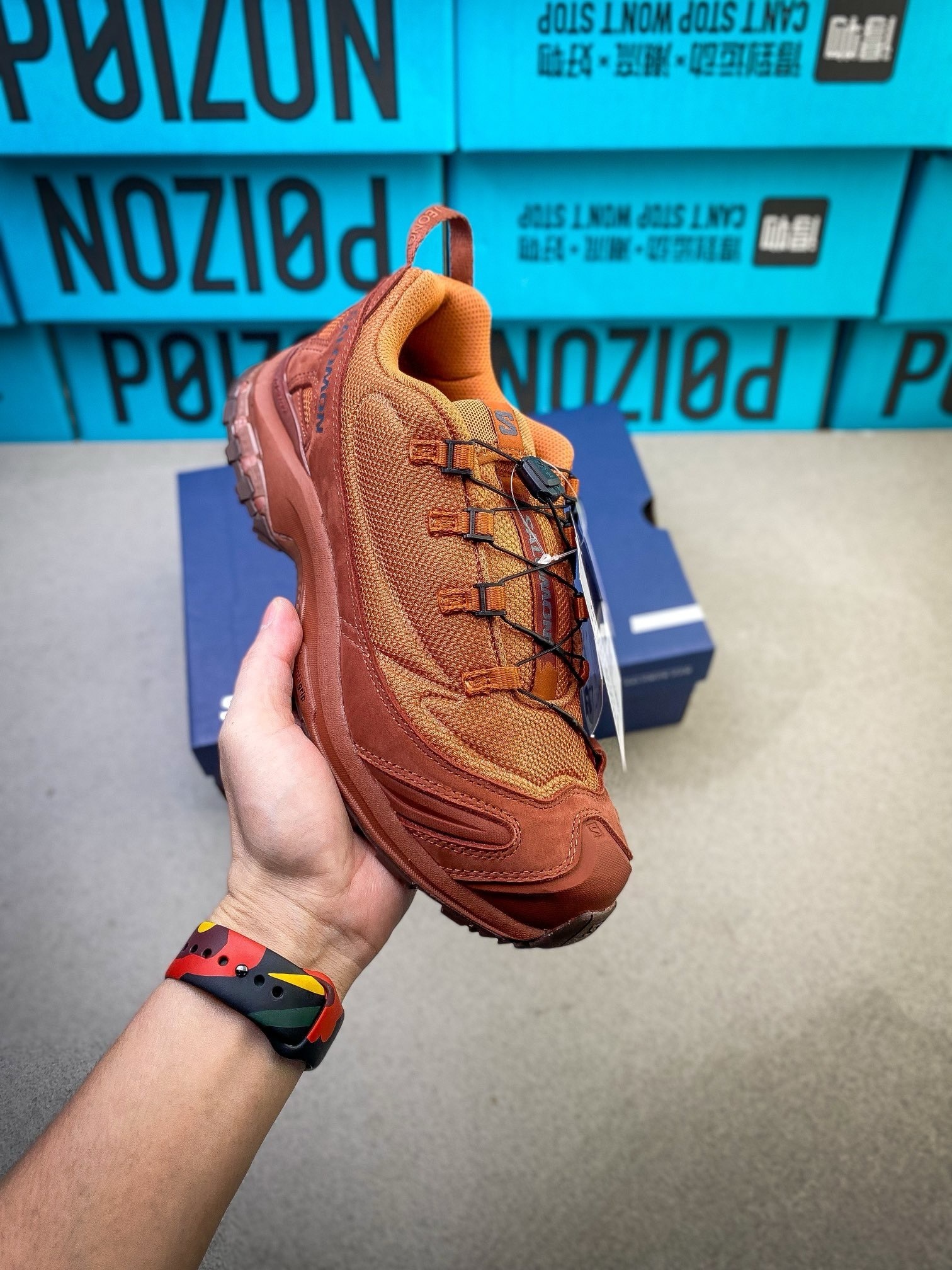 Salomon情侶鞋 薩洛蒙時尚休閑運動越野跑鞋