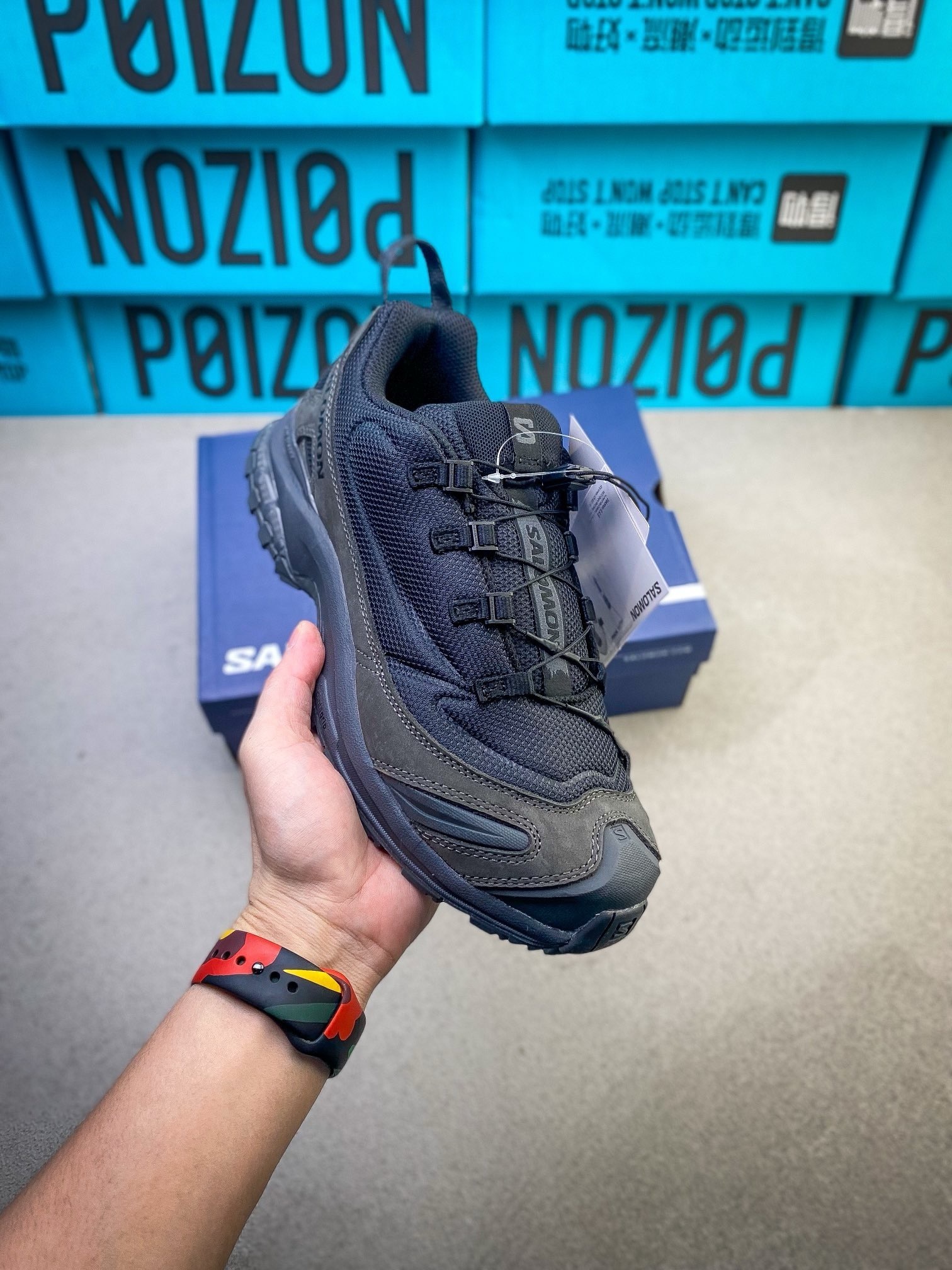 Salomon情侶鞋 薩洛蒙時尚休閑運動越野跑鞋