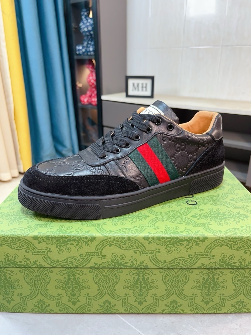GUCCI男鞋 2025專櫃同步 古馳經典爆款休閒鞋