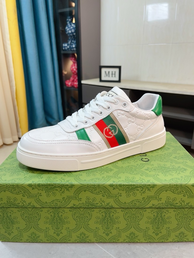 GUCCI男鞋 2025專櫃同步 古馳經典爆款休閒鞋