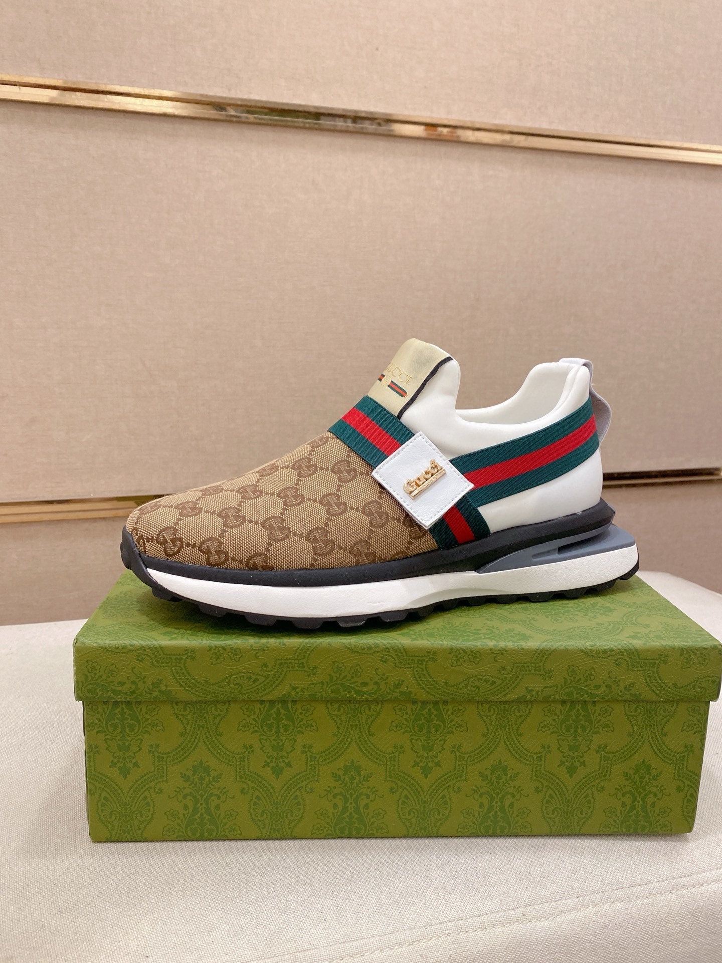 GUCCI男鞋 2025專櫃同步 古馳經典爆款休閒鞋