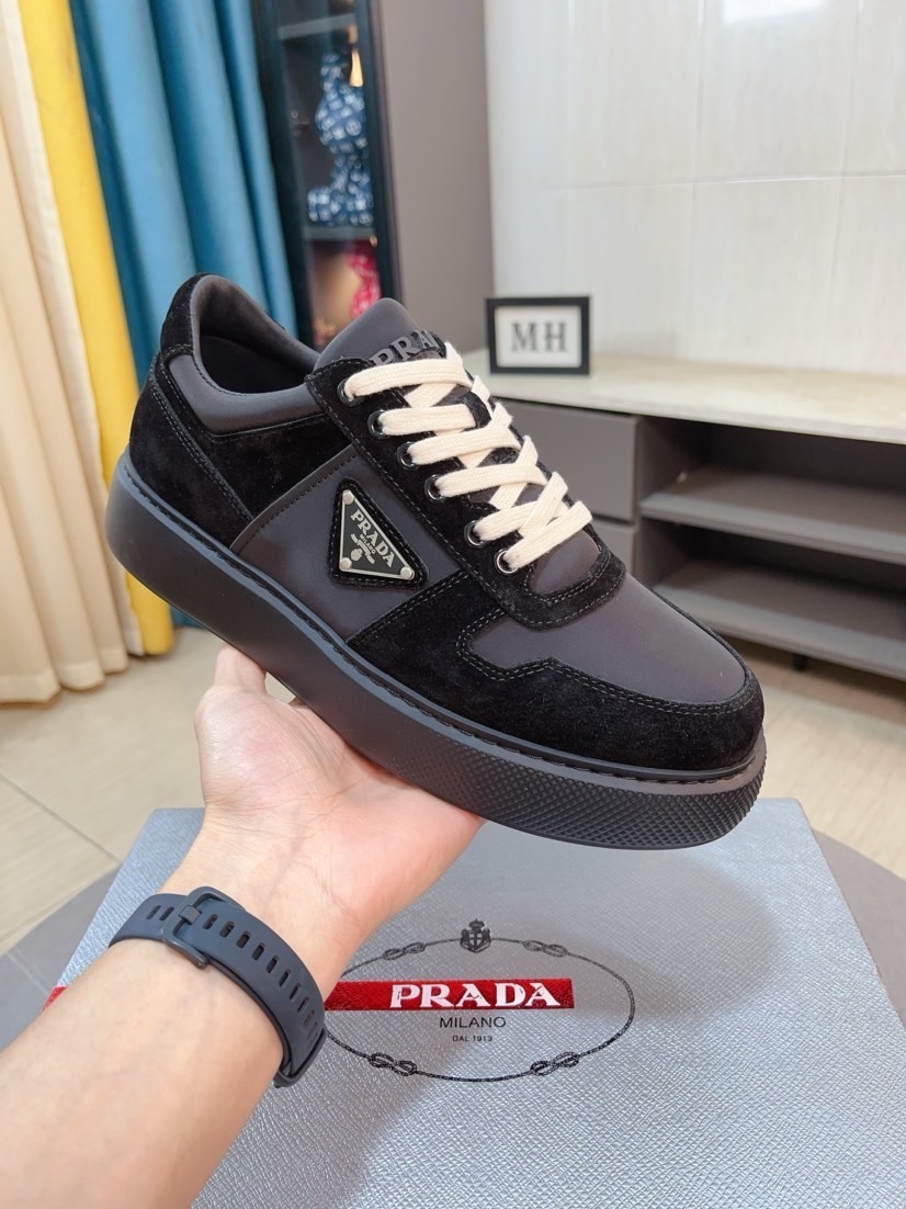 PRADA男鞋 2025專櫃同步 普拉達經典爆款休閑鞋