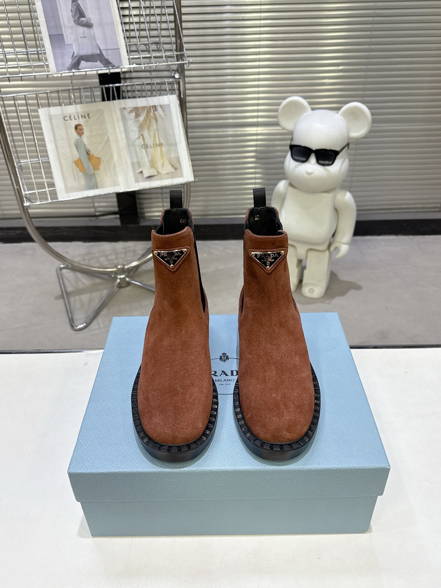 PRADA女靴 2025專櫃同步 普拉達時尚爆款靴鞋