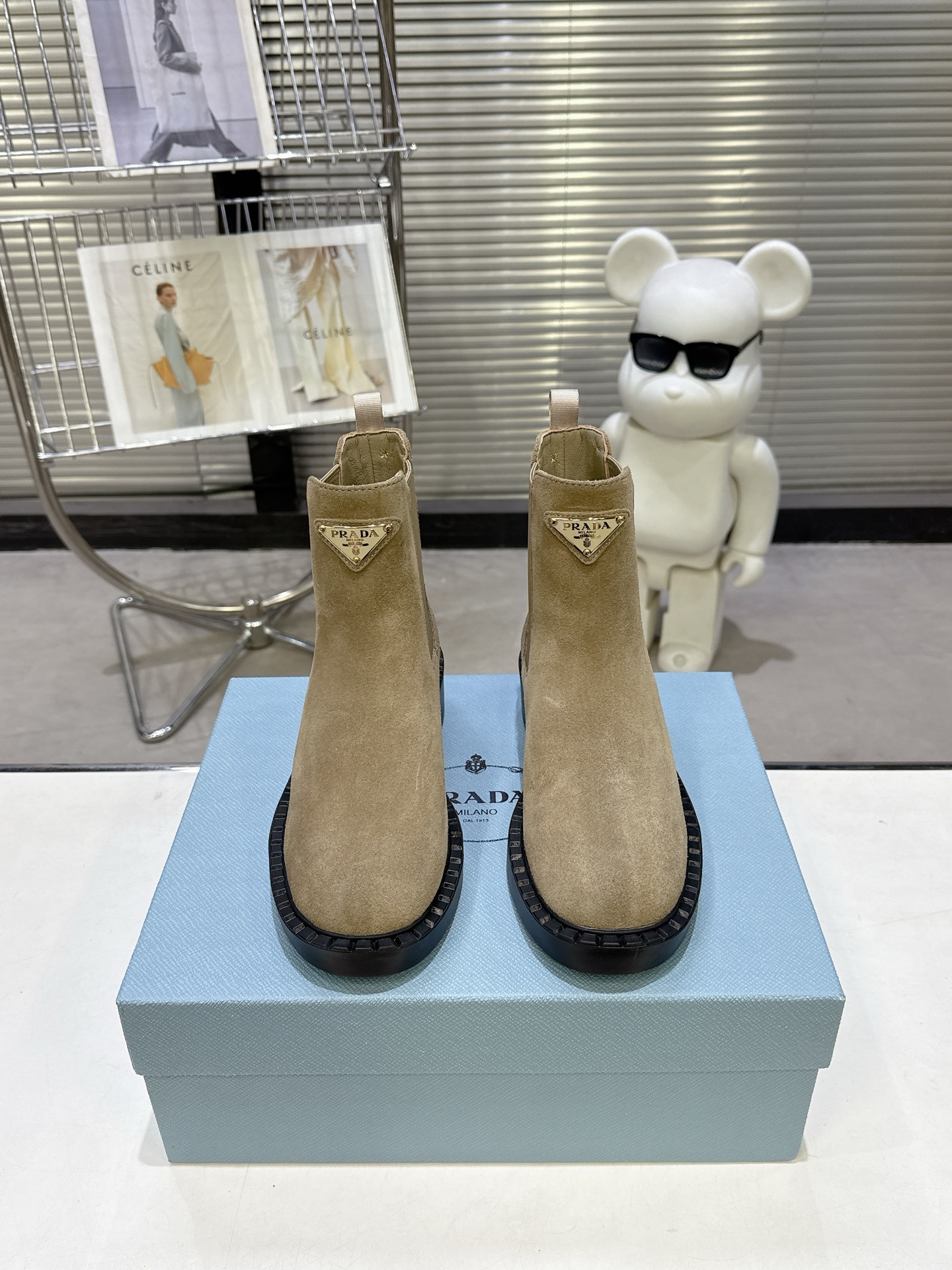 PRADA女靴 2025專櫃同步 普拉達時尚爆款靴鞋