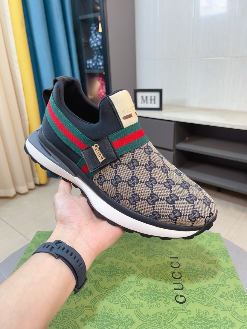 GUCCI男鞋 2025專櫃同步 古馳經典爆款休閑鞋 0