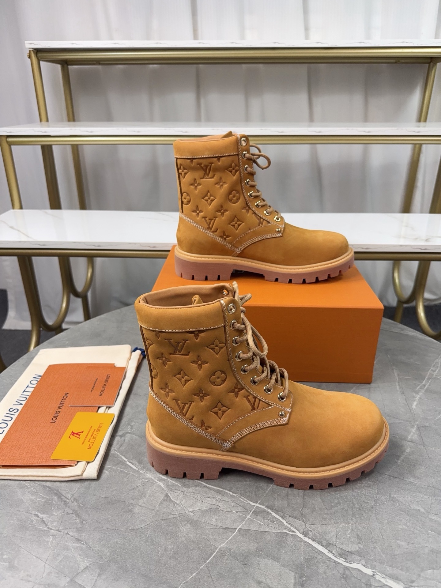 Louis Vuitton情侶靴 2025專櫃同步 LV路易威登時尚爆款靴鞋