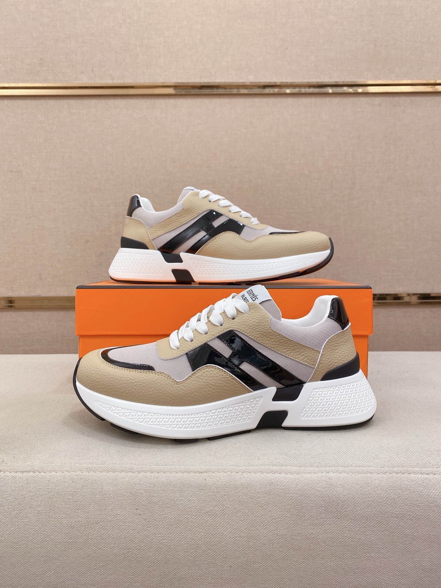 HERMES男鞋 2025專櫃同步 愛馬仕經典爆款休閑鞋