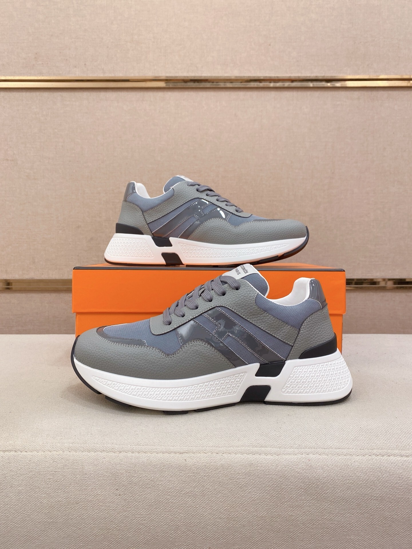 HERMES男鞋 2025專櫃同步 愛馬仕經典爆款休閑鞋