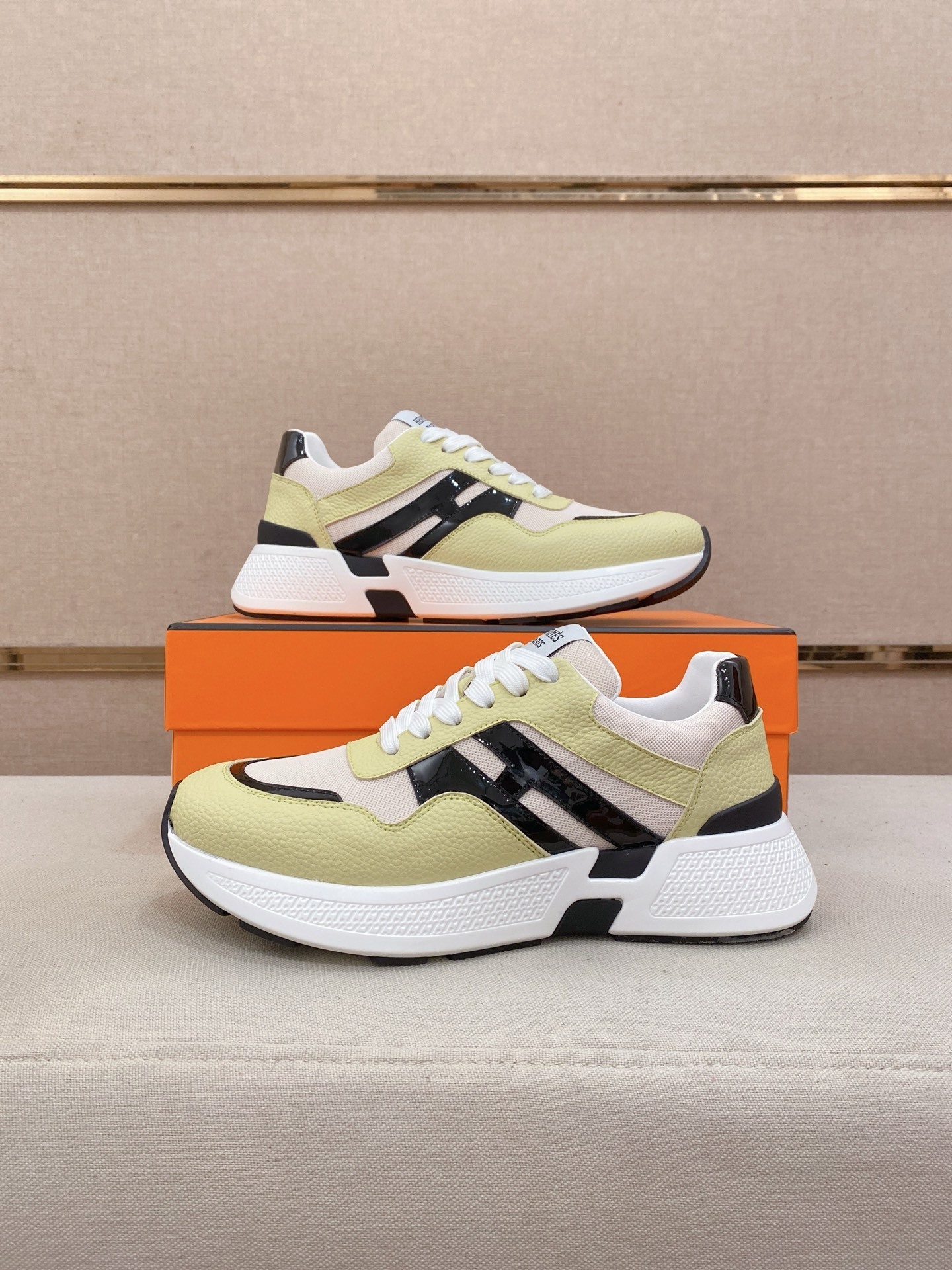 HERMES男鞋 2025專櫃同步 愛馬仕經典爆款休閑鞋