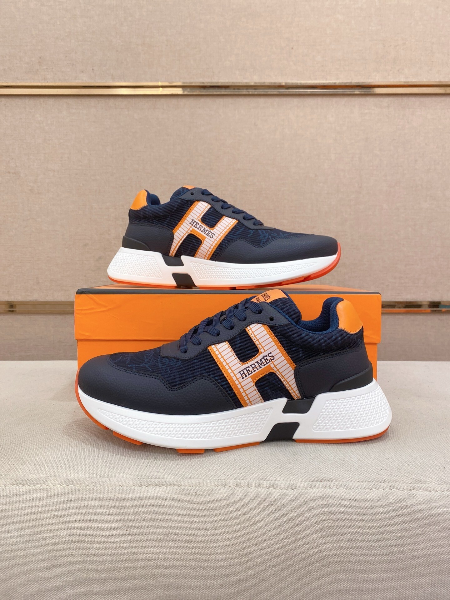 HERMES男鞋 2025專櫃同步 愛馬仕經典爆款休閑鞋