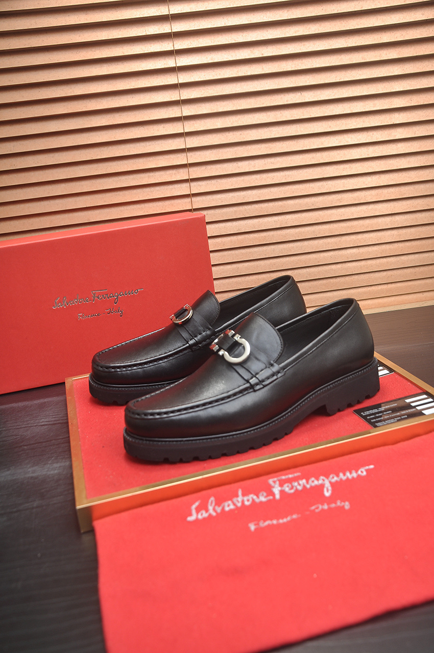 HERMES男鞋 2025專櫃同步 愛馬仕經典爆款商務皮鞋