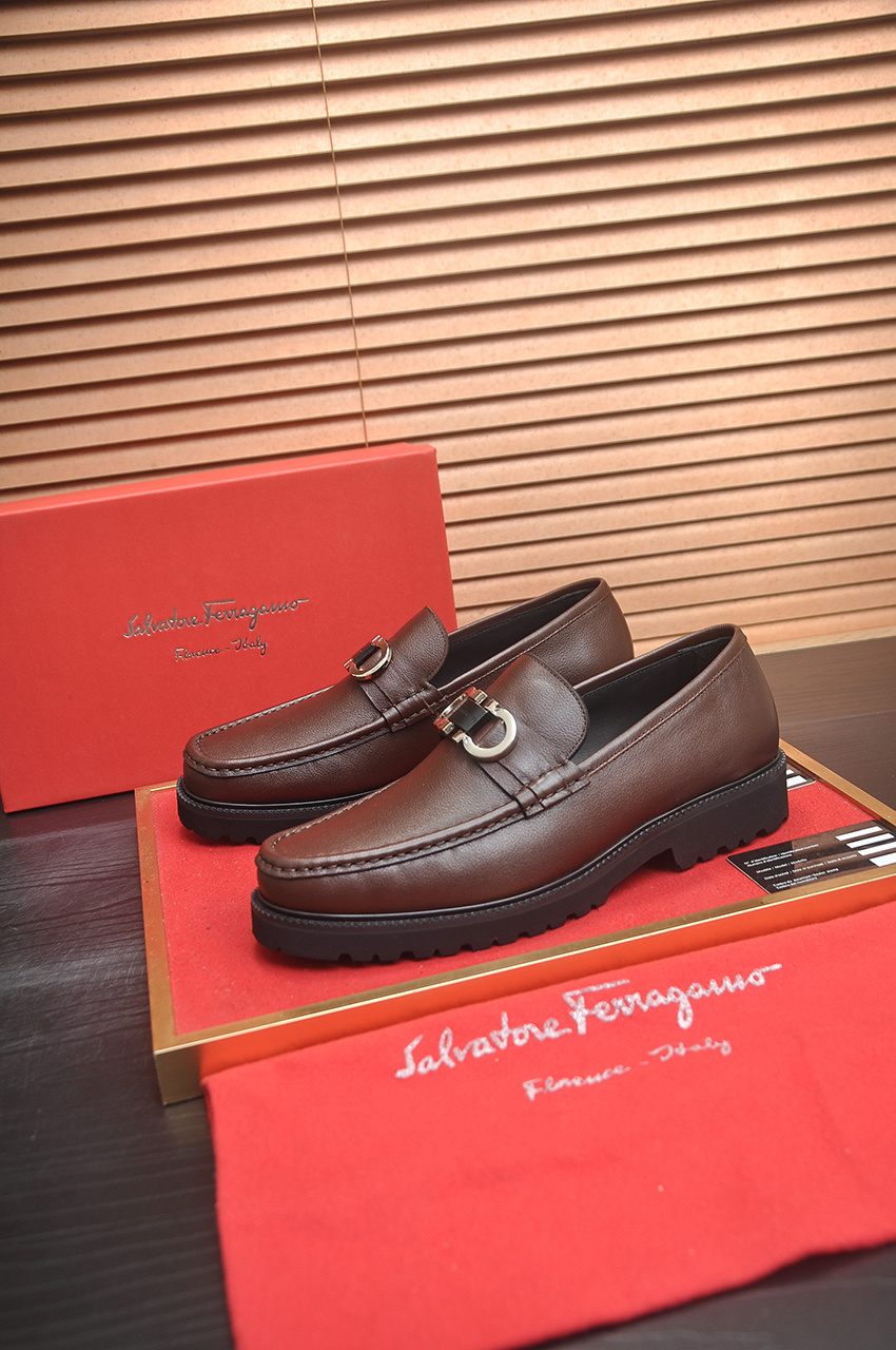 HERMES男鞋 2025專櫃同步 愛馬仕經典爆款商務皮鞋