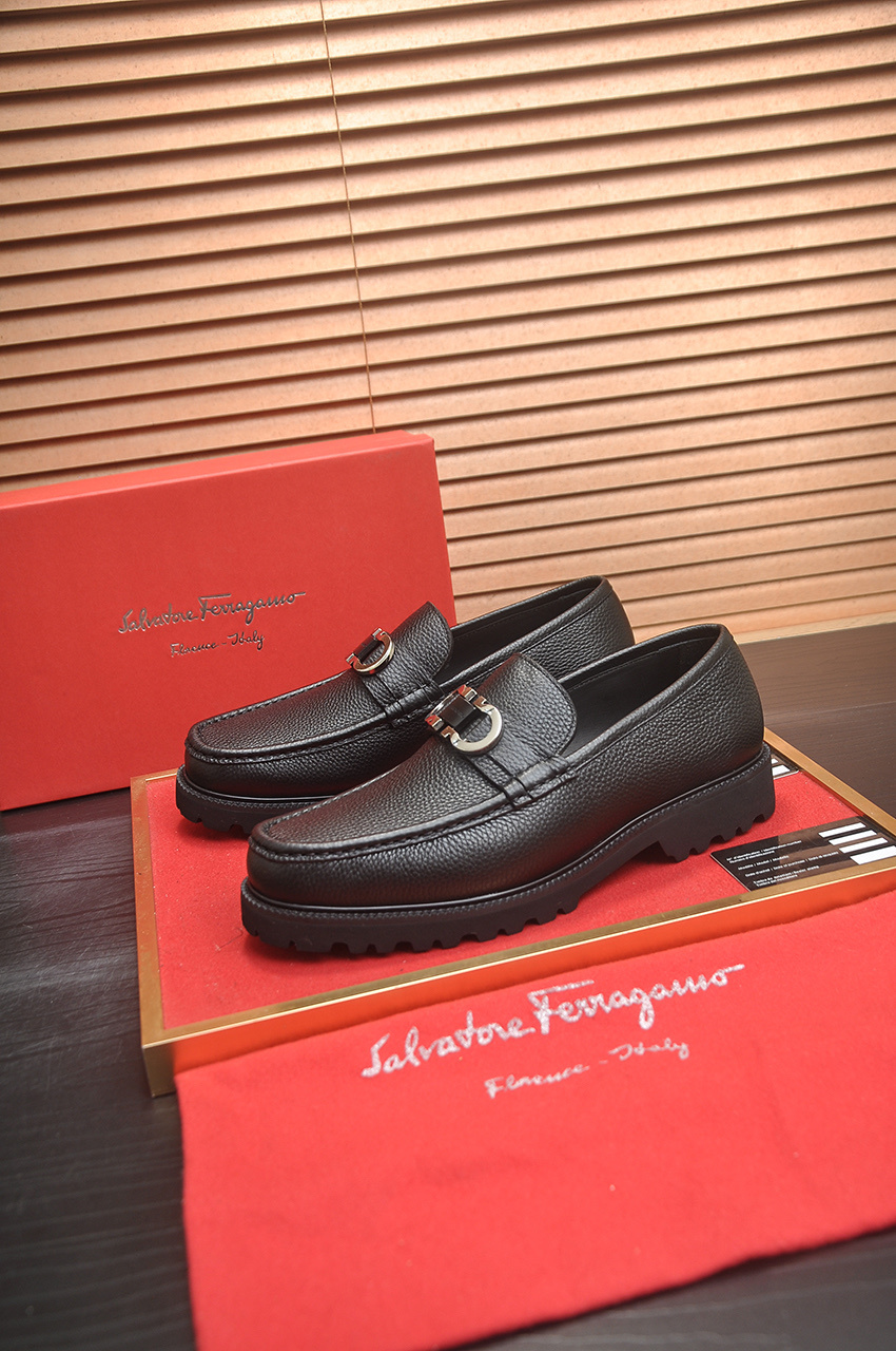 HERMES男鞋 2025專櫃同步 愛馬仕經典爆款商務皮鞋