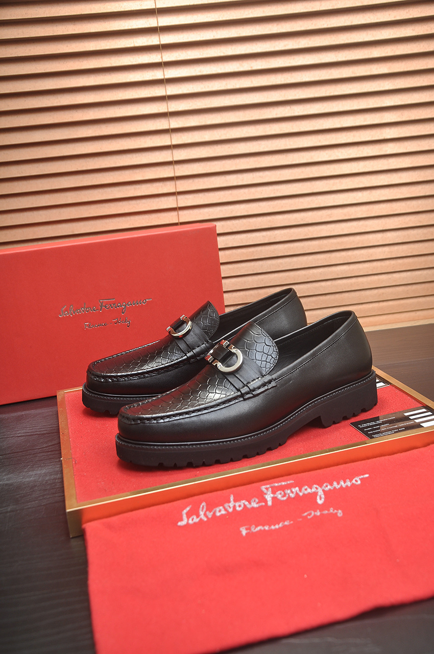 HERMES男鞋 2025專櫃同步 愛馬仕經典爆款商務皮鞋