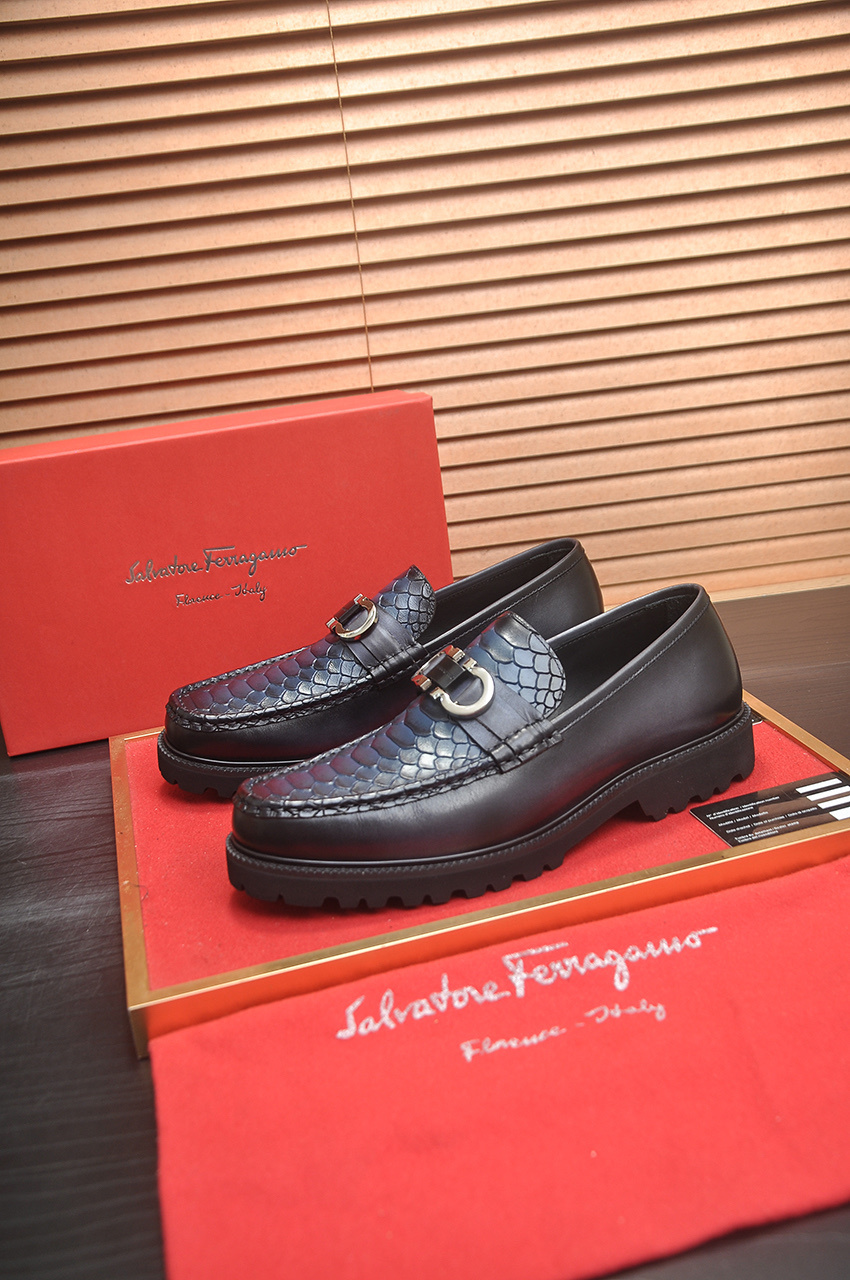 HERMES男鞋 2025專櫃同步 愛馬仕經典爆款商務皮鞋