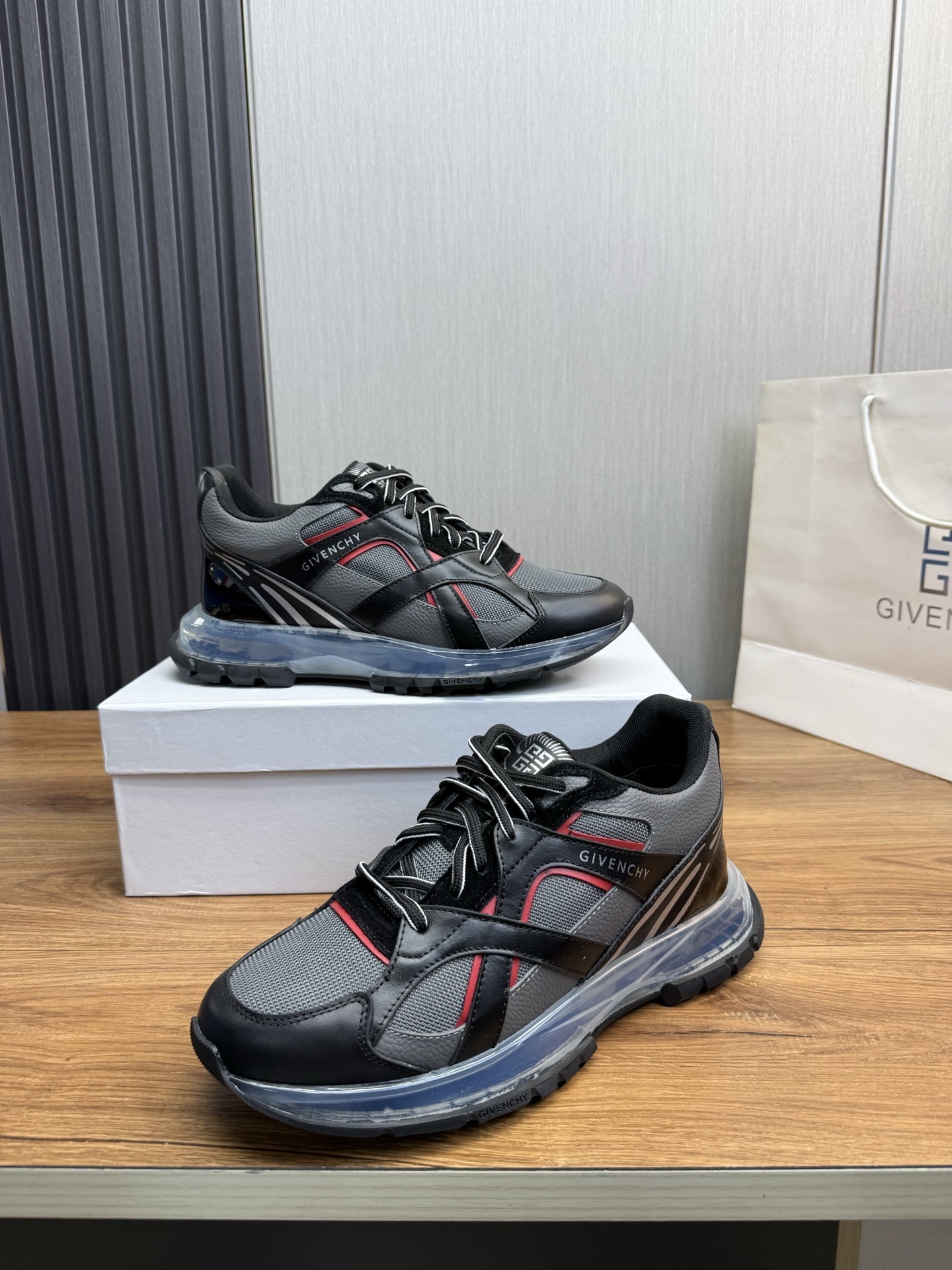 GIVENCHY男鞋 2025專櫃同步 紀梵希厚底增高休閑運動鞋