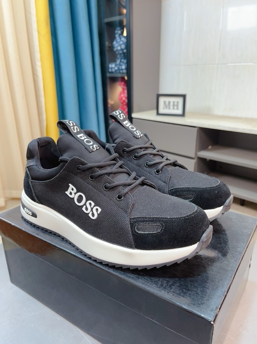 BOSS男鞋 2025專櫃同步 雨果博斯經典爆款休閑鞋