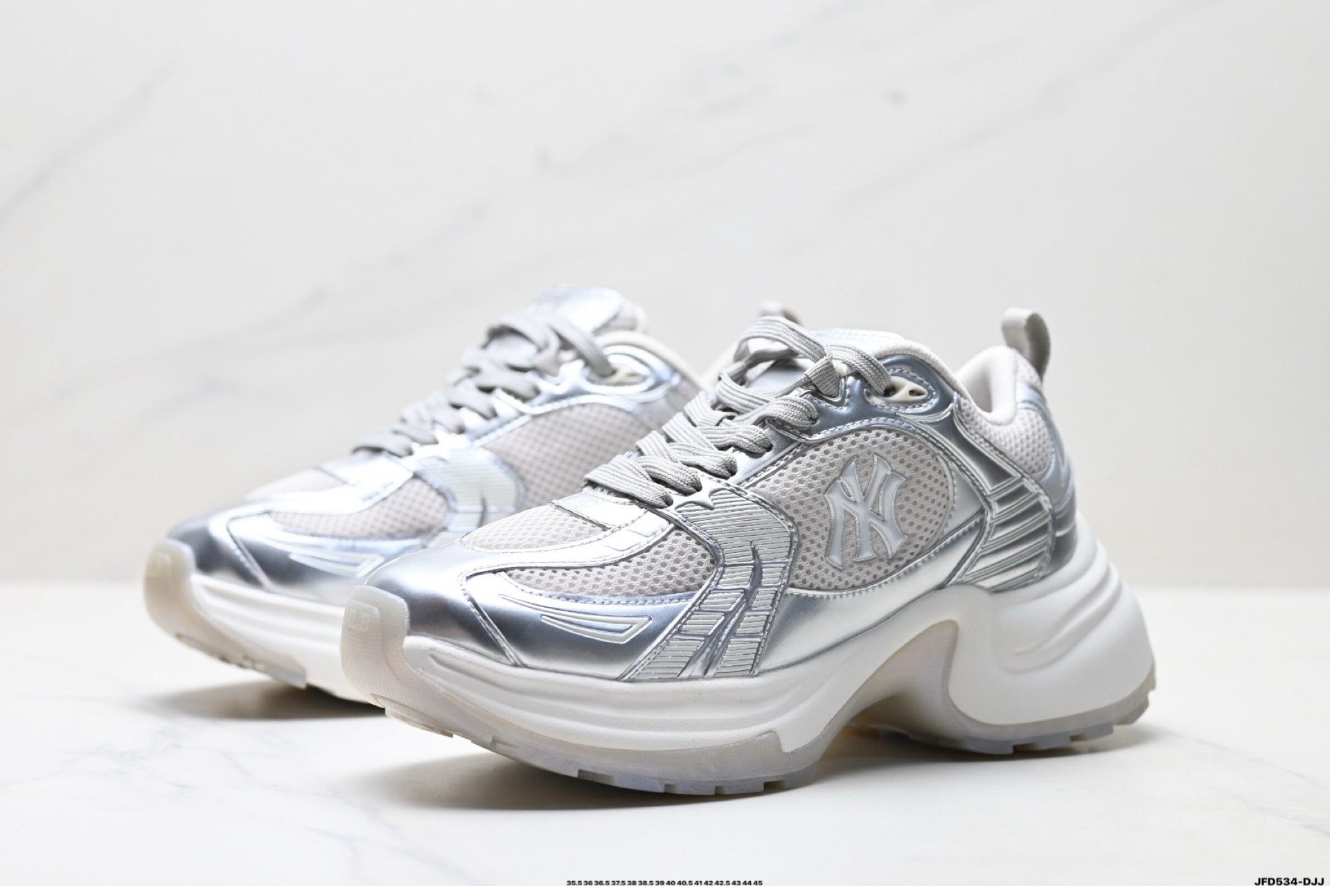 MLB情侶鞋 洋基隊時尚休閑運動老爹鞋