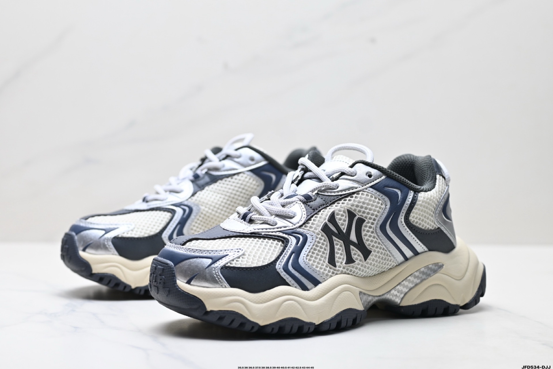 MLB情侶鞋 洋基隊時尚休閑運動老爹鞋