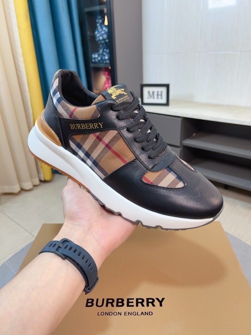 BURBERRY男鞋 2025專櫃同步 巴寶莉經典爆款休閑鞋