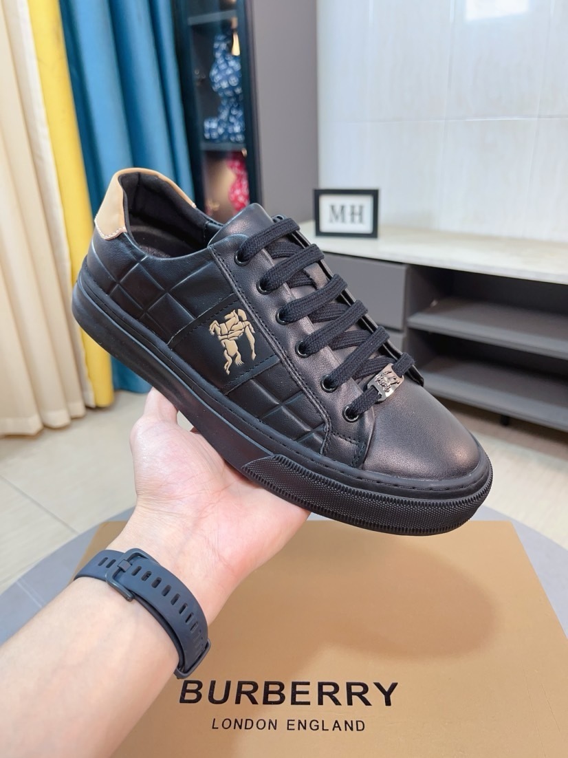 BURBERRY男鞋 2025專櫃同步 巴寶莉經典爆款休閑鞋