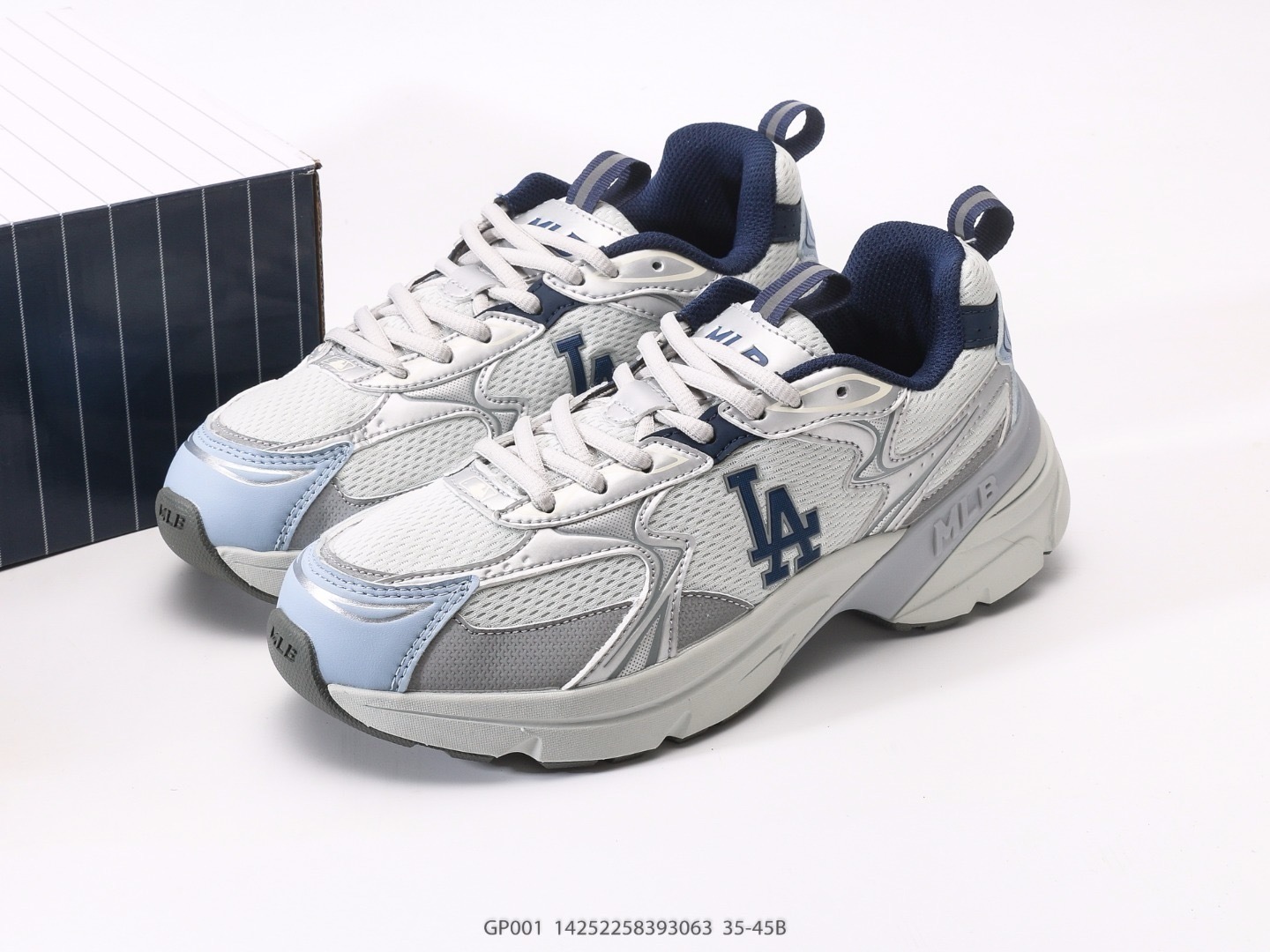 MLB情侶鞋 洋基隊時尚休閒運動老爹鞋