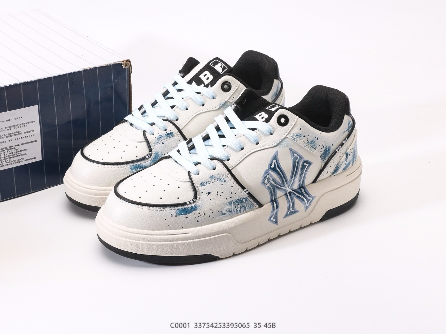 MLB情侶鞋 洋基隊時尚休閒運動板鞋