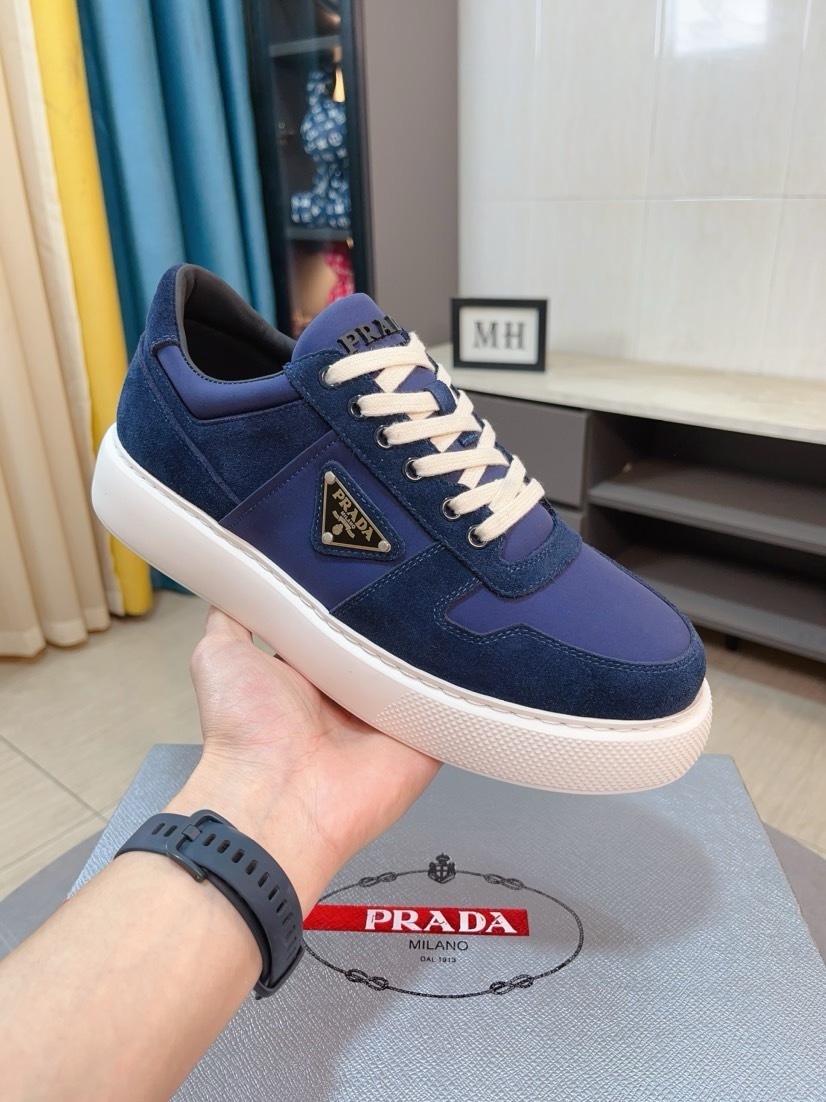 PRADA男鞋 2025專櫃同步 普拉達經典爆款休閑鞋
