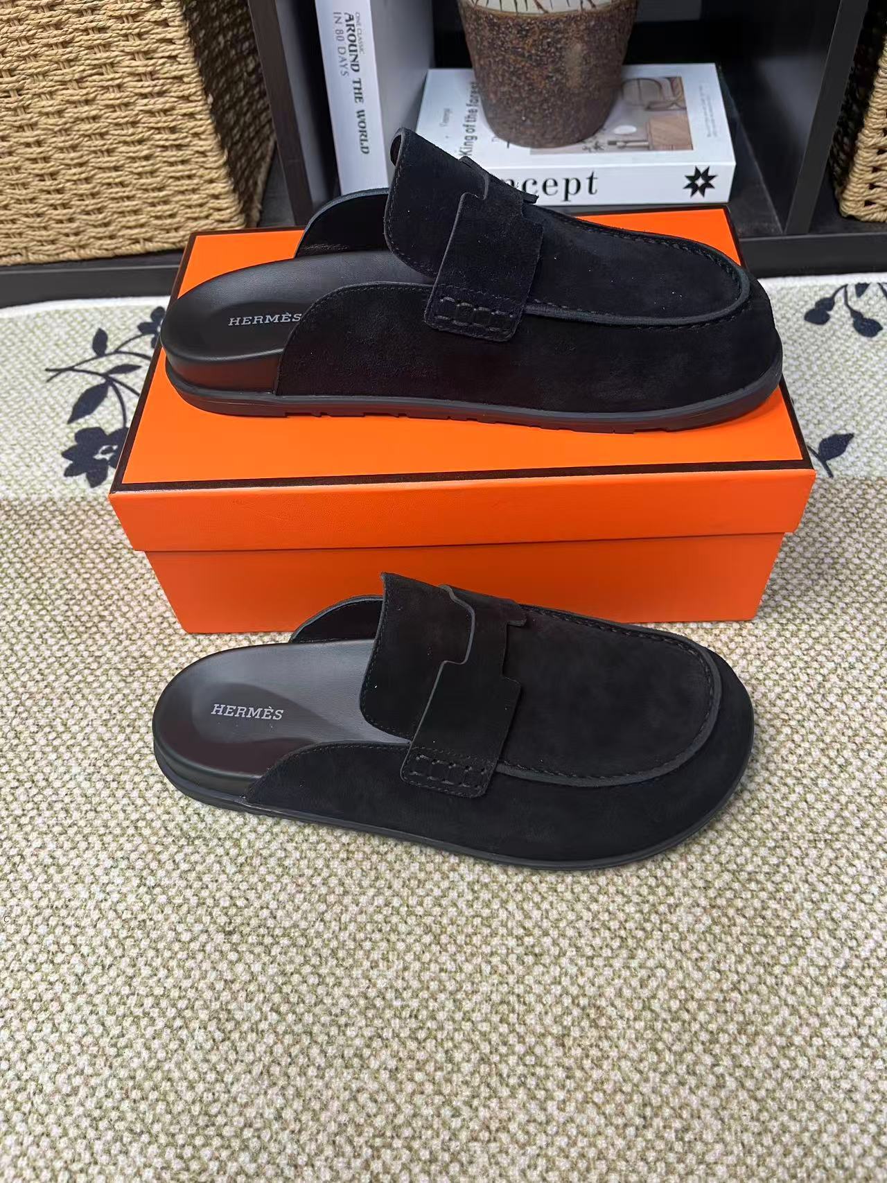 HERMES情侶鞋 2025專櫃同步 愛馬仕經典爆款半拖鞋