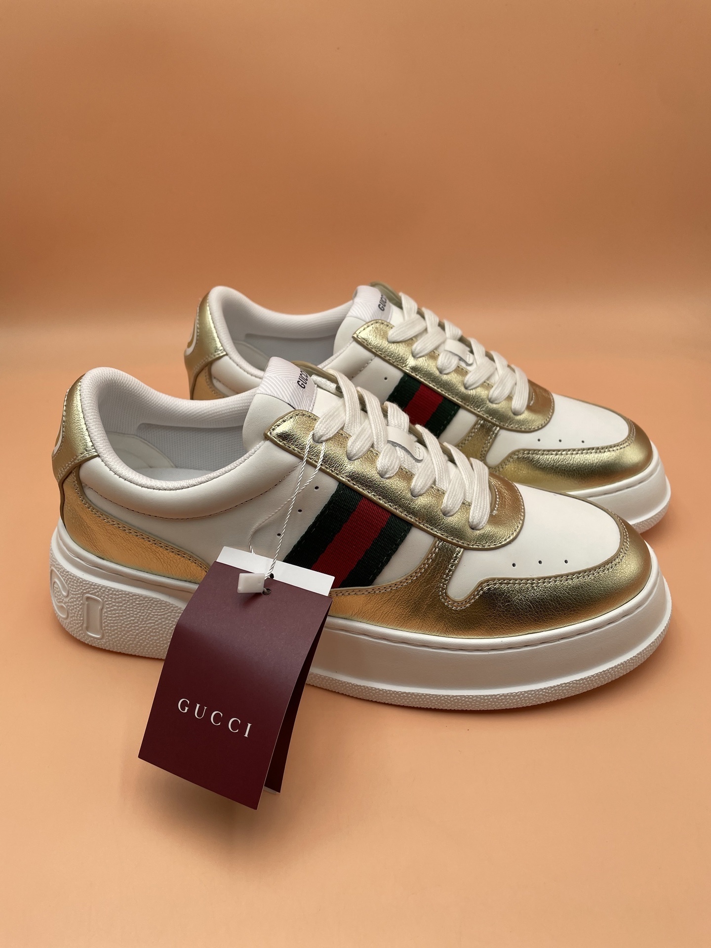 GUCCI情侶鞋 2025專櫃同步 古馳經典爆款休閑鞋