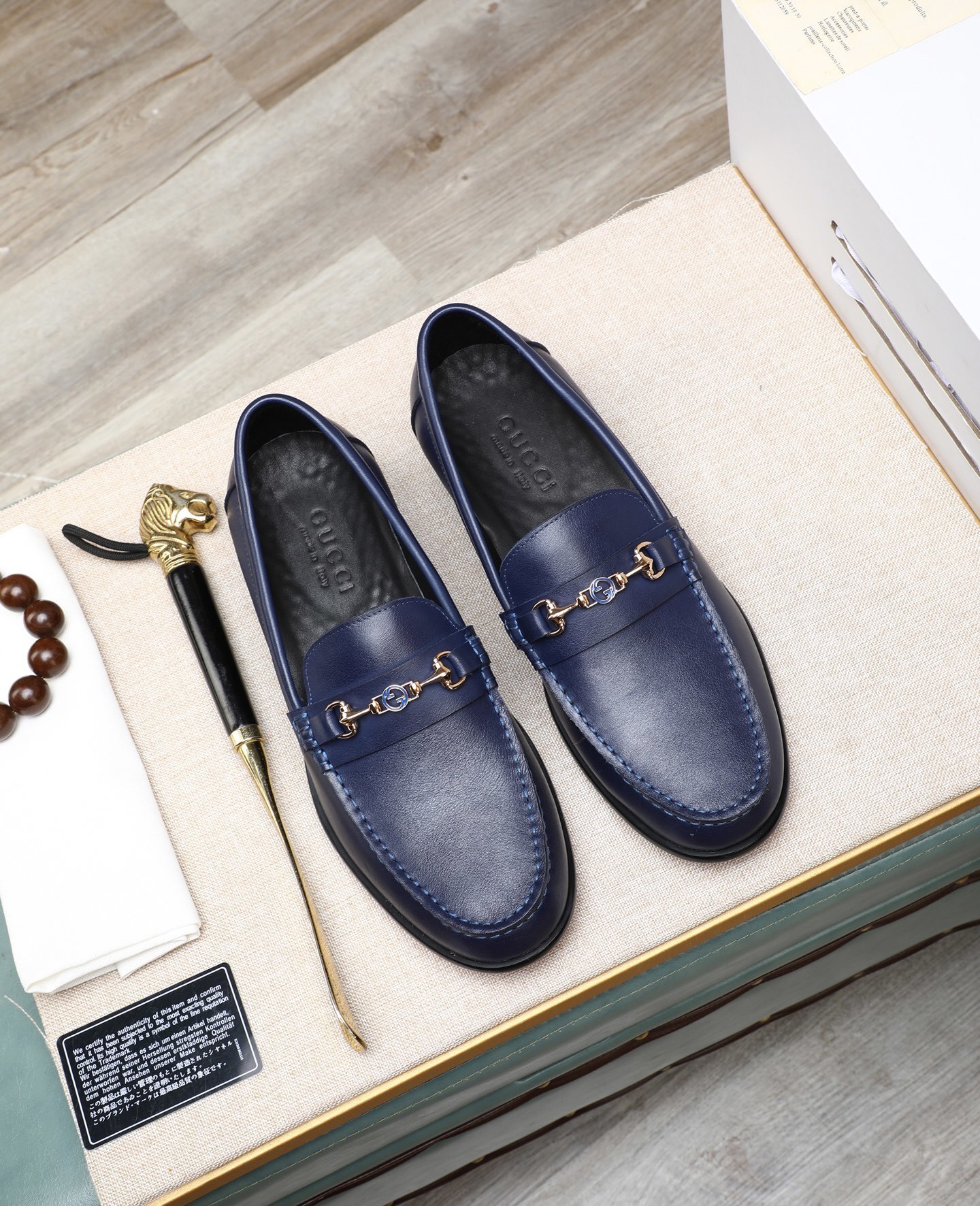 GUCCI男鞋 2025專櫃同步 古馳經典爆款商務皮鞋