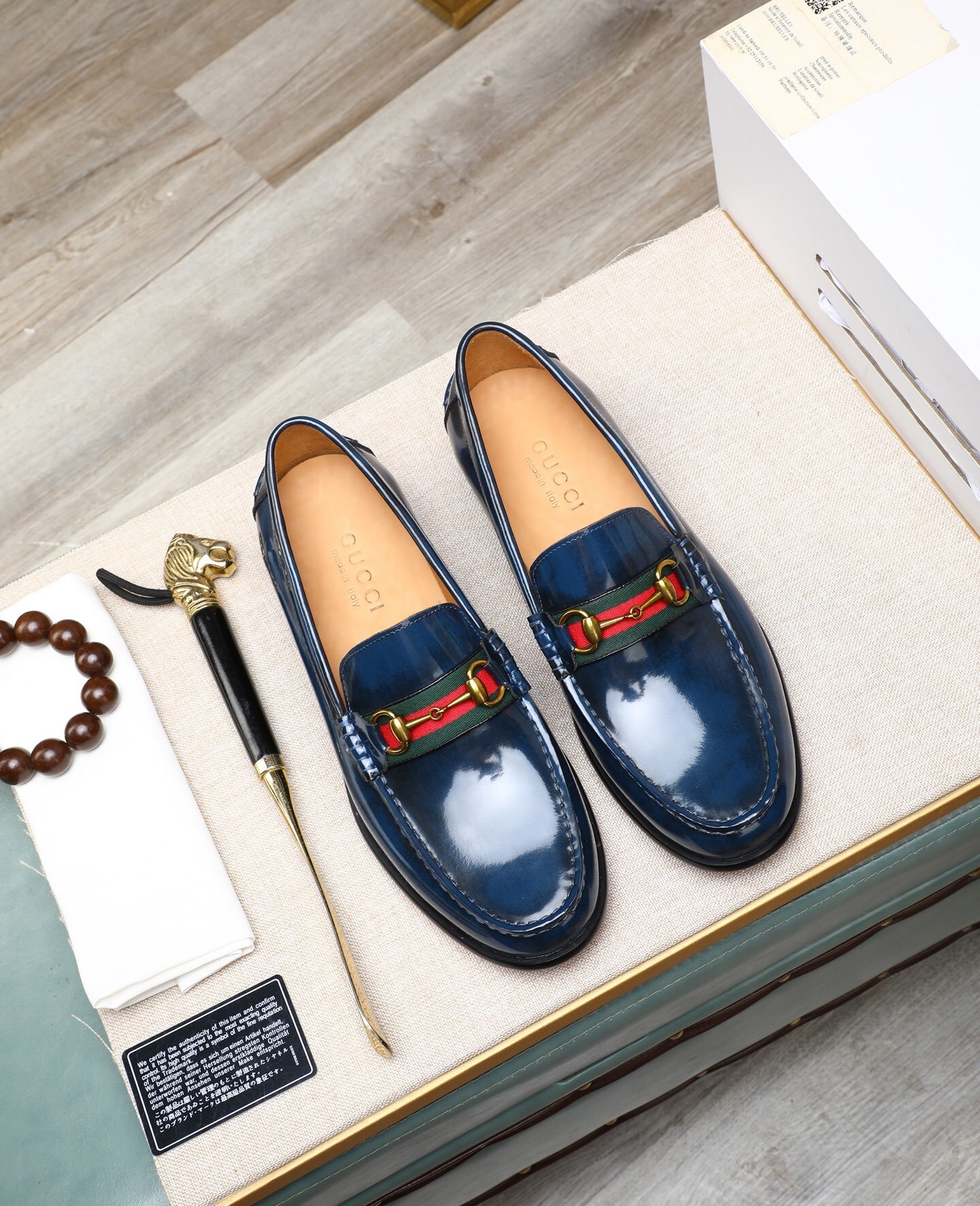GUCCI男鞋 2025專櫃同步 古馳經典爆款商務皮鞋