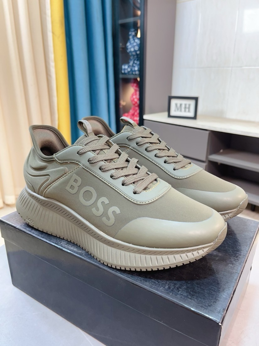BOSS男鞋 2025專櫃同步 雨果博斯經典爆款休閑鞋