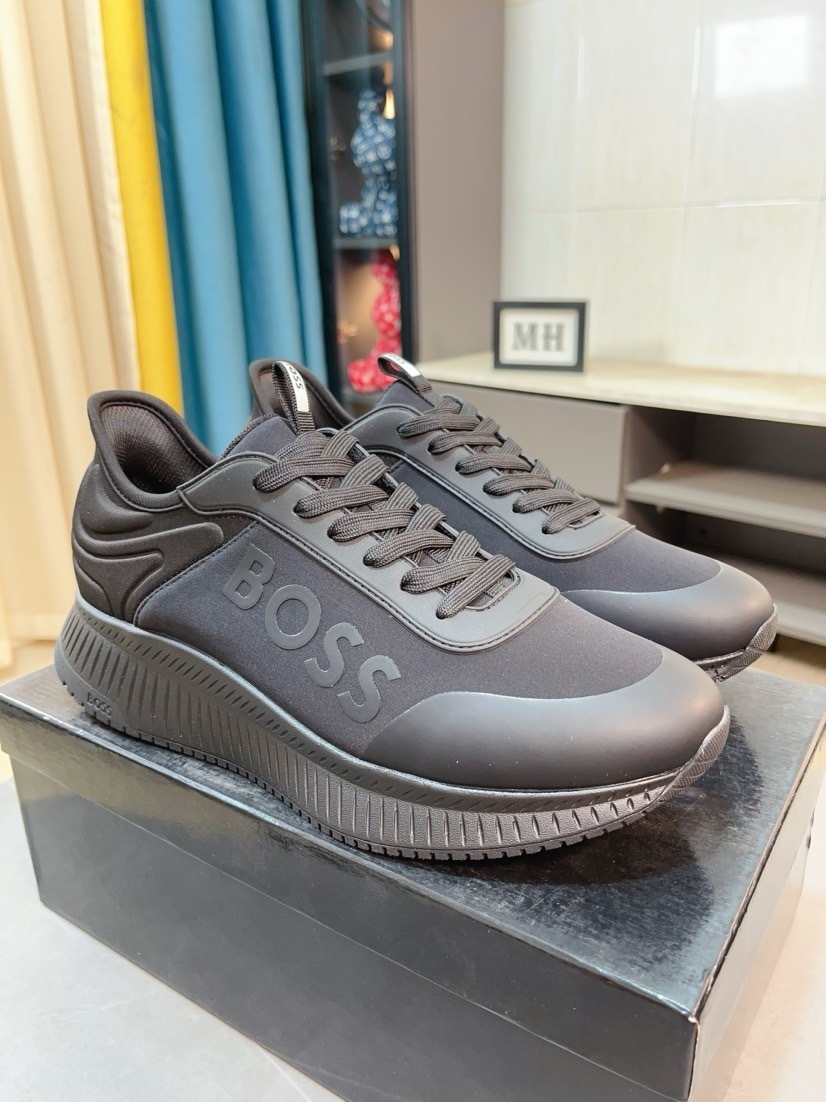 BOSS男鞋 2025專櫃同步 雨果博斯經典爆款休閑鞋
