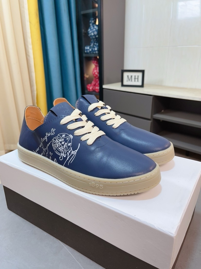 BERLUTI男鞋 2025專櫃同步 布魯提經典爆款休閑鞋