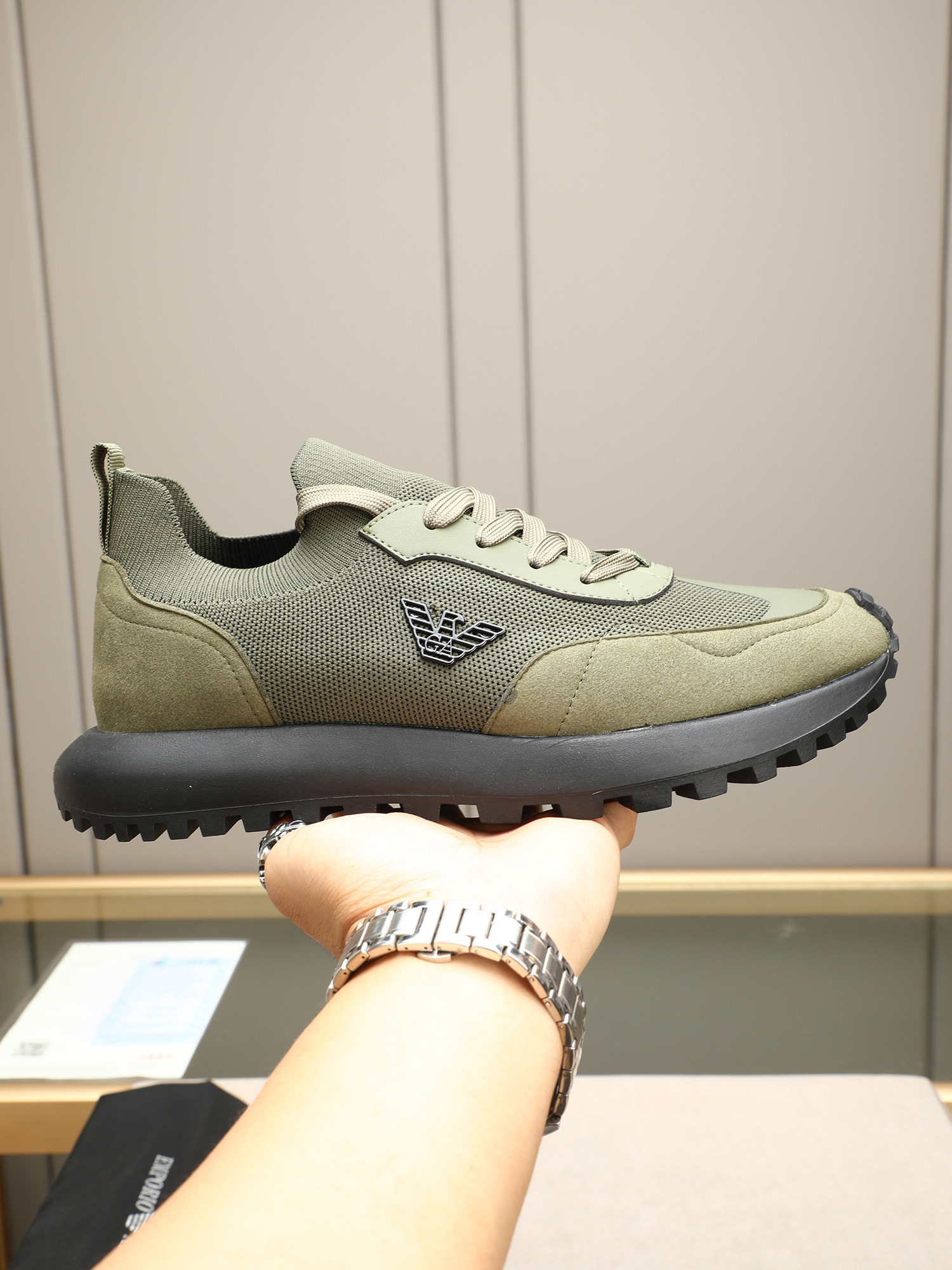 ARMANI男鞋 2025專櫃同步 阿瑪尼經典爆款休閑鞋