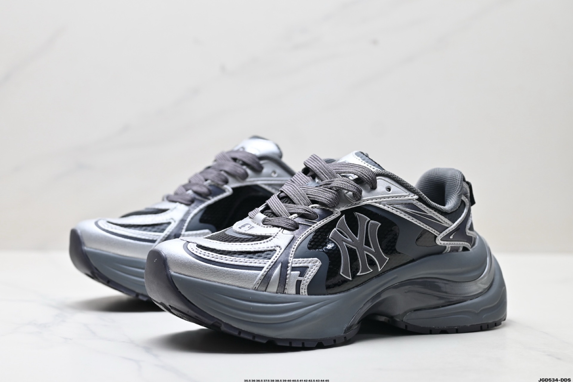 MLB情侶鞋 洋基隊時尚休閒運動老爹鞋