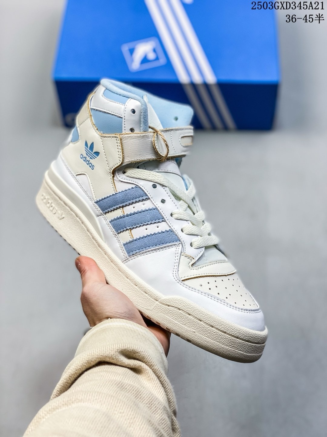 Adidas情侶鞋 阿迪達斯高幫時尚休閑運動板鞋